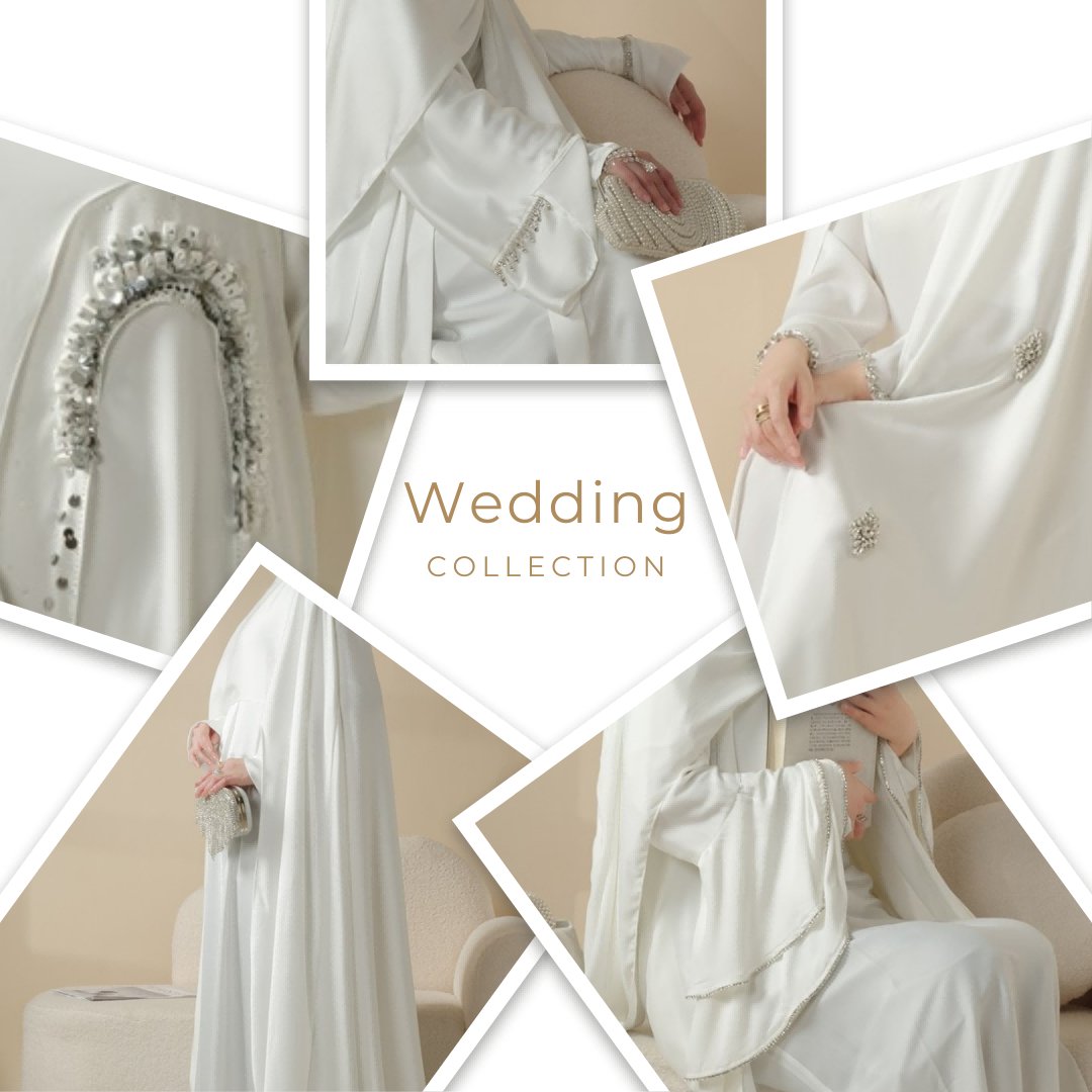 What to Wear to a Wedding? Six Elegant Abayas for a Stunning Bridal Look October 2025 - Mariam's Collection