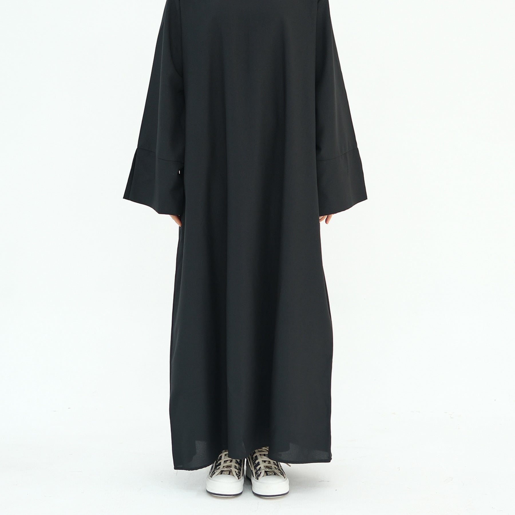 Elegant Loose Abaya with Pockets (MA104) - Mariam's Collection