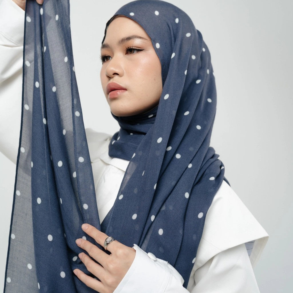 Polka Dot Hijab Scarf(MH223)
