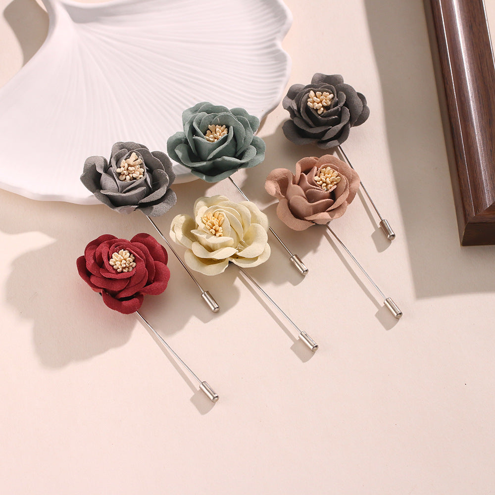 Grace Camellia Chic Straight Pin (MAC339)