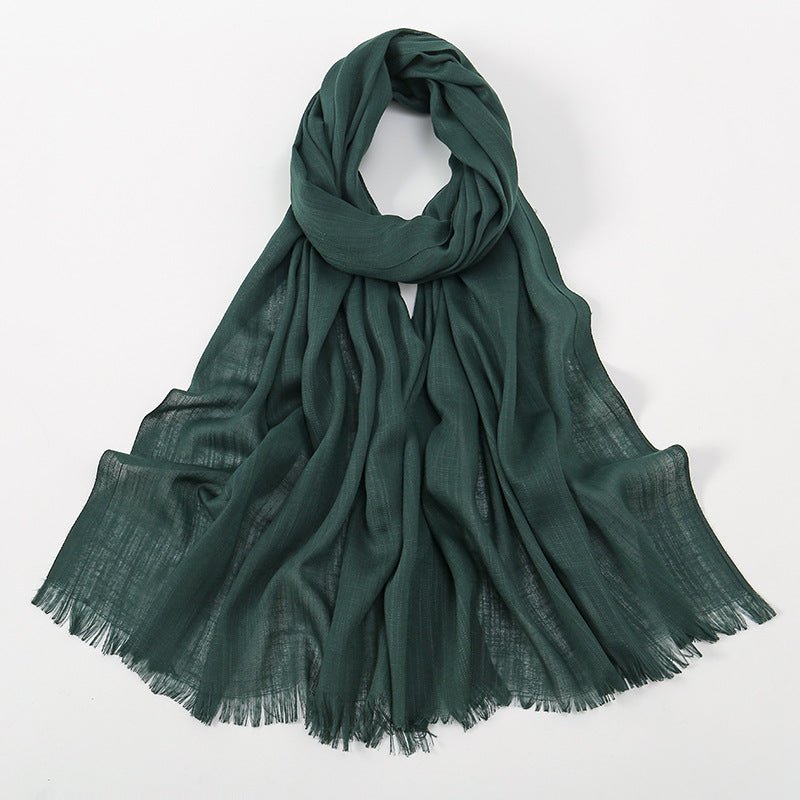 Bamboo Cotton Hijab Scarf(MH208) - Mariam's Collection