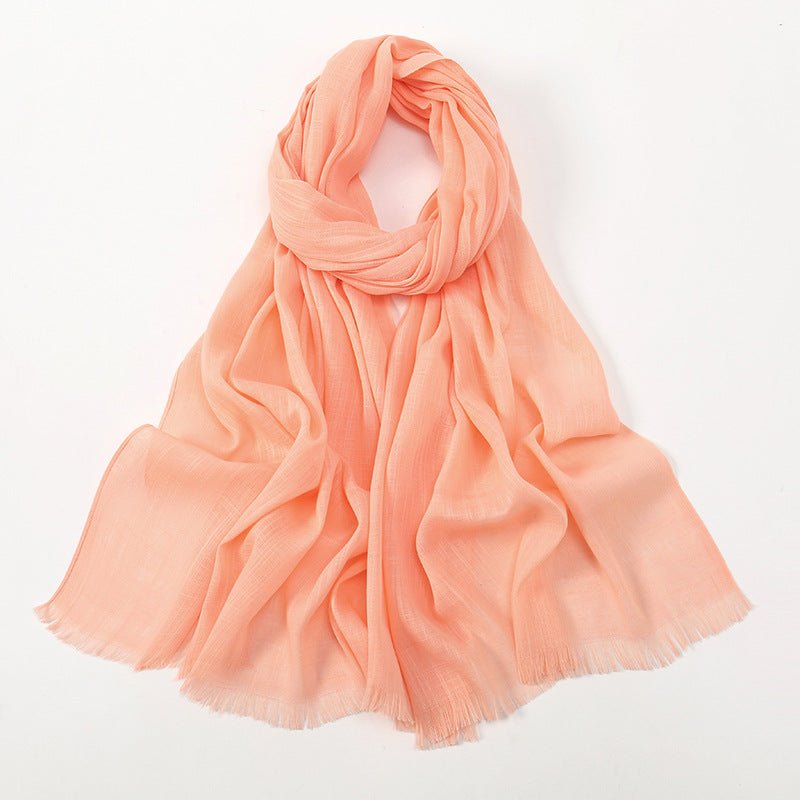 Bamboo Cotton Hijab Scarf(MH208) - Mariam's Collection