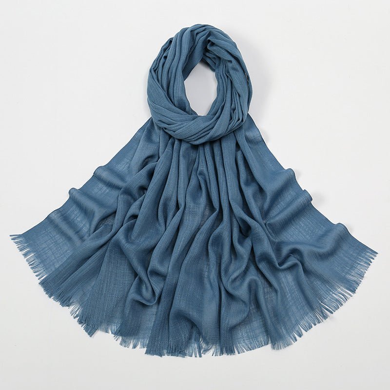 Bamboo Cotton Hijab Scarf(MH208) - Mariam's Collection