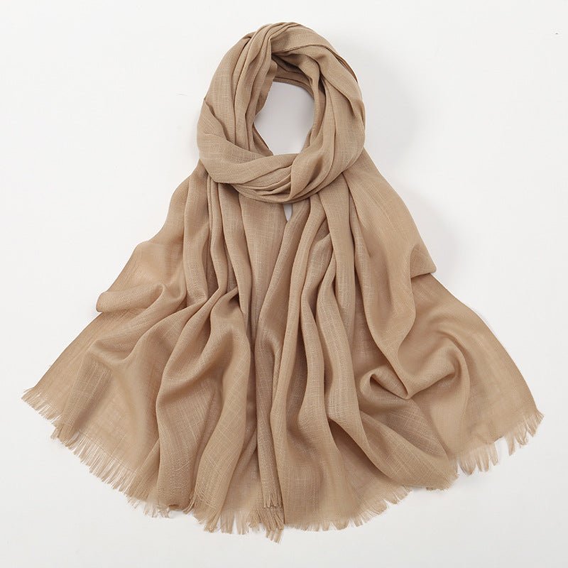 Bamboo Cotton Hijab Scarf(MH208) - Mariam's Collection