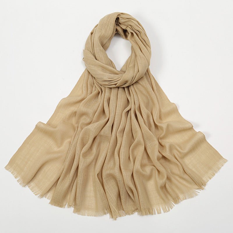 Bamboo Cotton Hijab Scarf(MH208) - Mariam's Collection