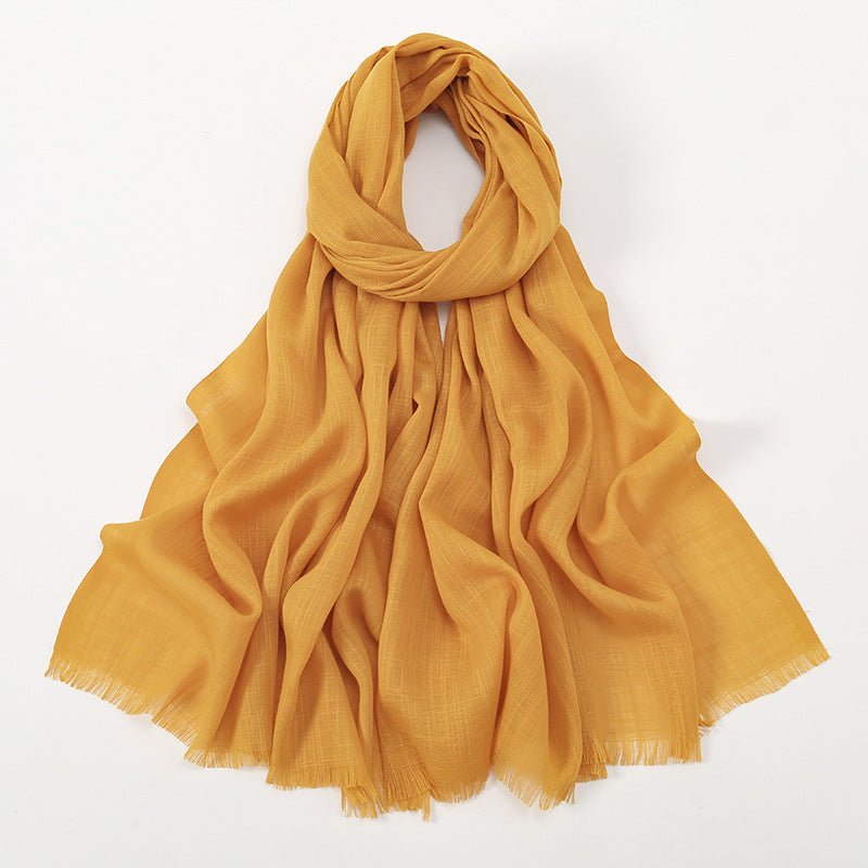 Bamboo Cotton Hijab Scarf(MH208) - Mariam's Collection