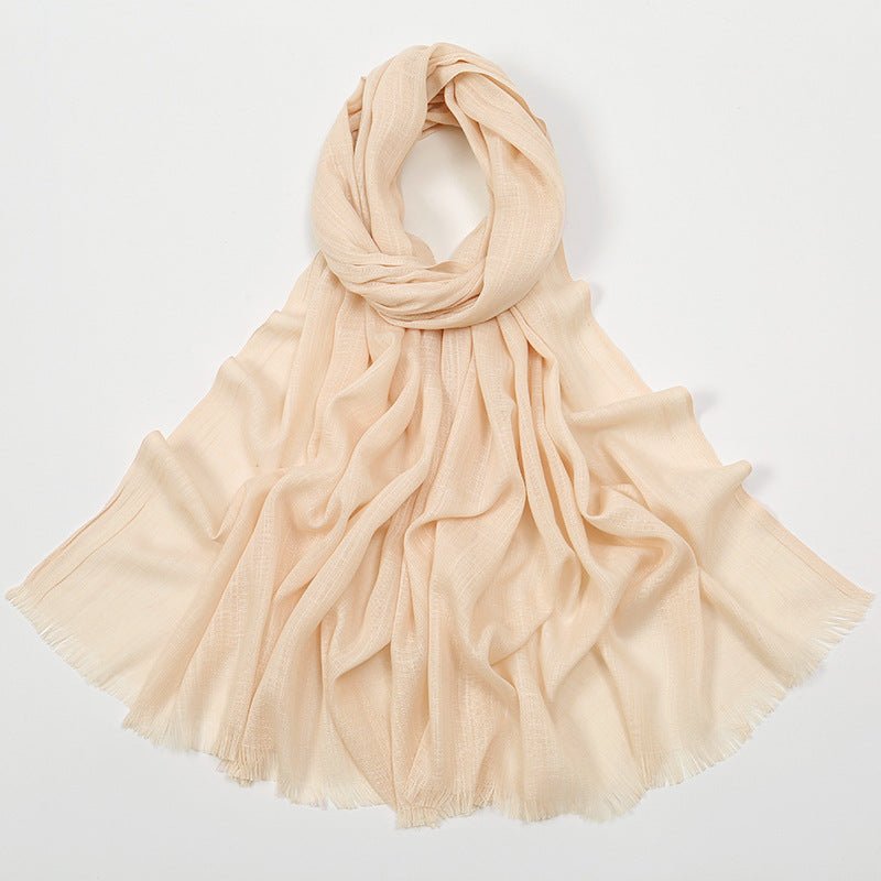 Bamboo Cotton Hijab Scarf(MH208) - Mariam's Collection