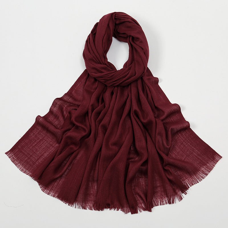 Bamboo Cotton Hijab Scarf(MH208) - Mariam's Collection