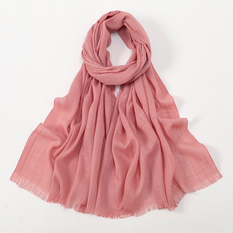 Bamboo Cotton Hijab Scarf(MH208) - Mariam's Collection