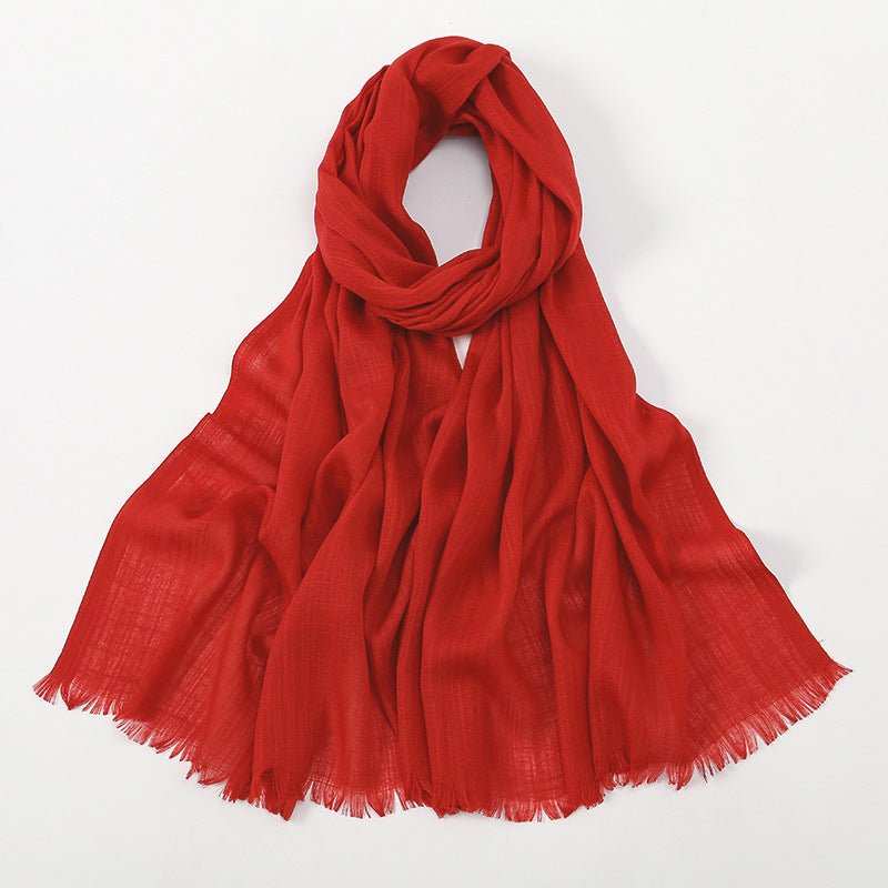 Bamboo Cotton Hijab Scarf(MH208) - Mariam's Collection