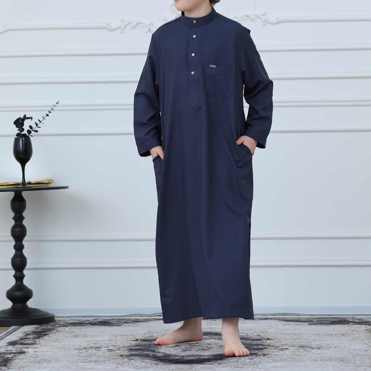 Boys Button - Front Thobe(MKB011) - Mariam's Collection