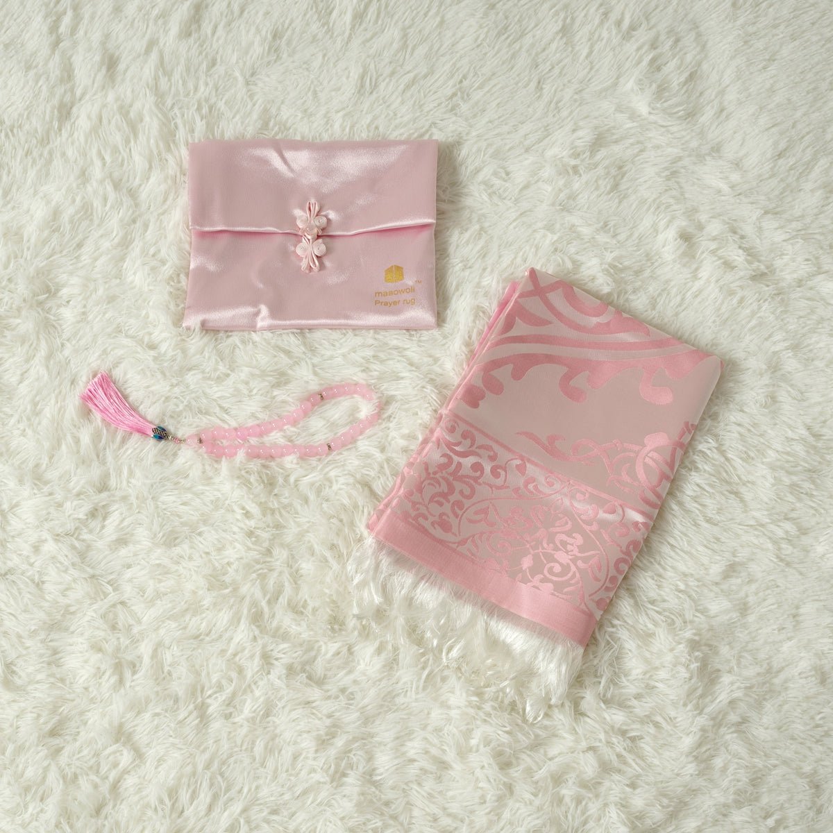 Eco - Friendly elegant Prayer Mat & Tasbeeh sets(MR066) - Mariam's Collection