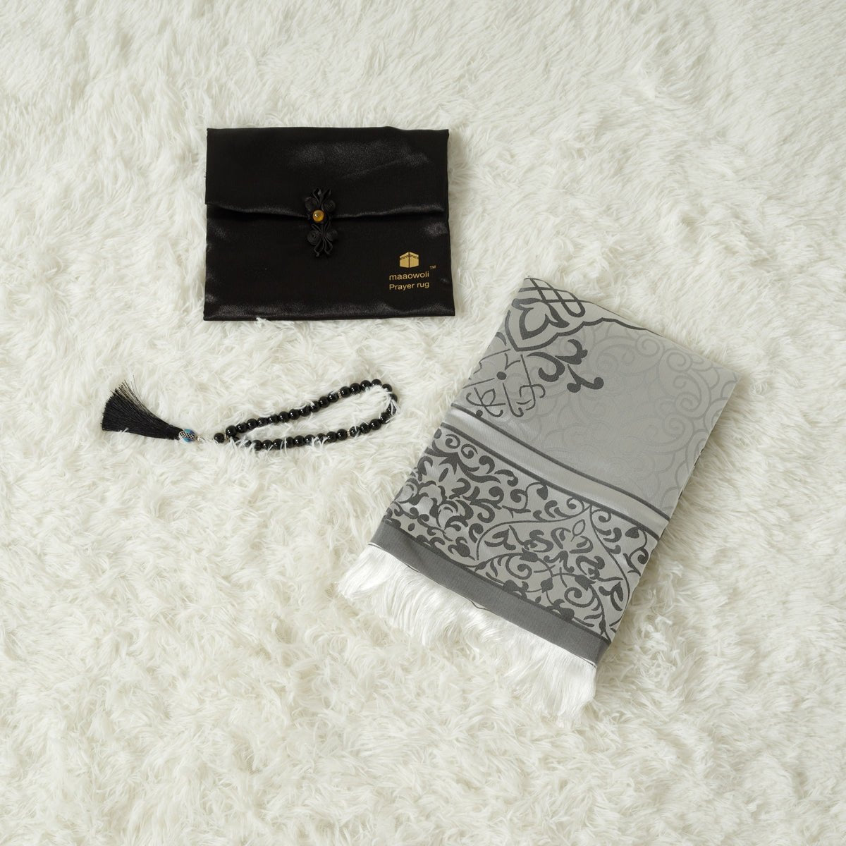 Eco - Friendly elegant Prayer Mat & Tasbeeh sets(MR066) - Mariam's Collection