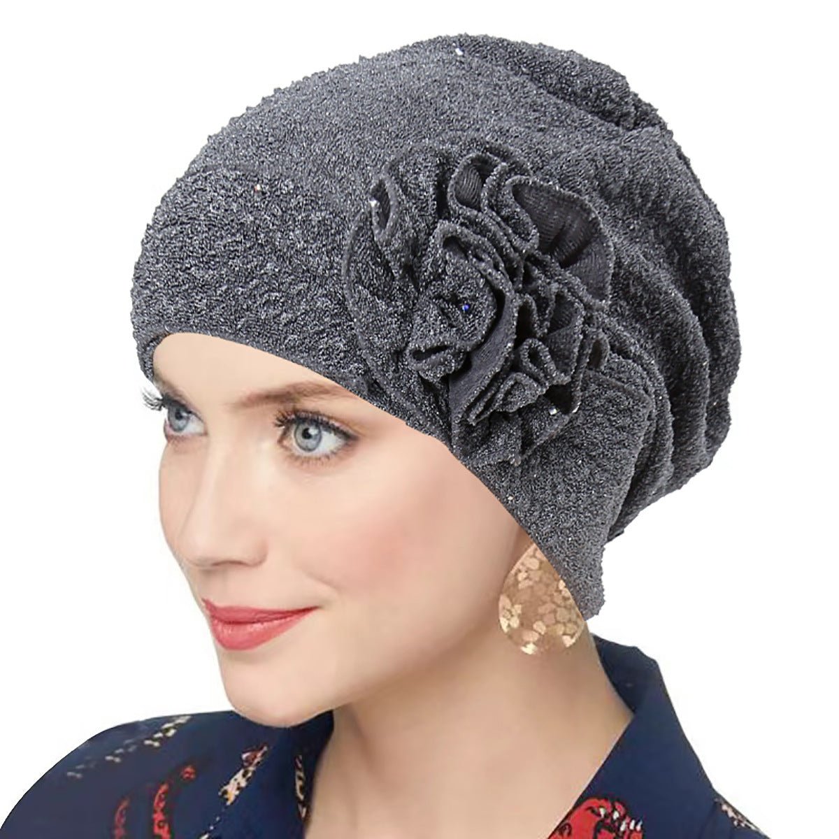 Fashion Women Solid Rose Flower Stretch Underscarf(MH112) - Mariam's Collection