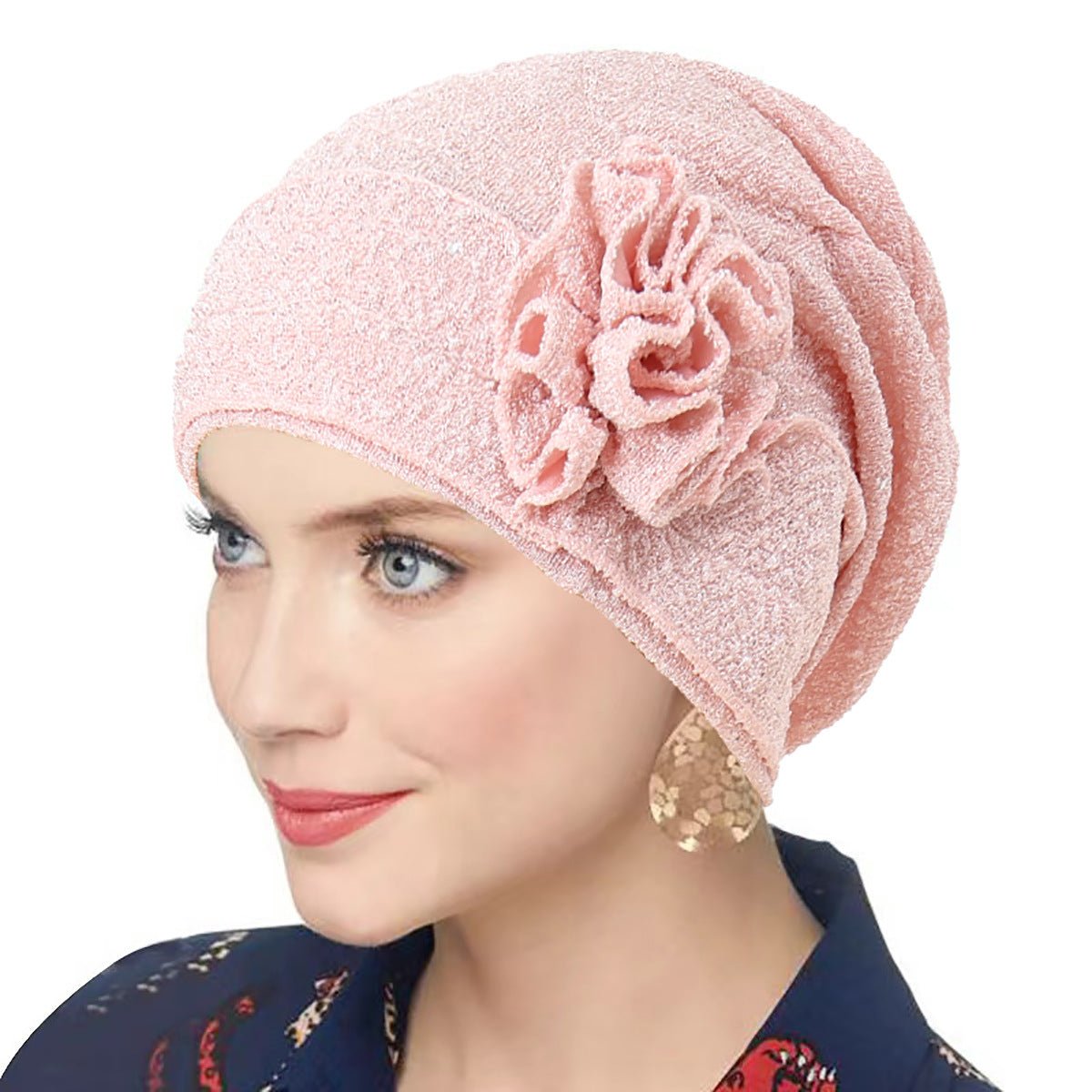 Fashion Women Solid Rose Flower Stretch Underscarf(MH112) - Mariam's Collection