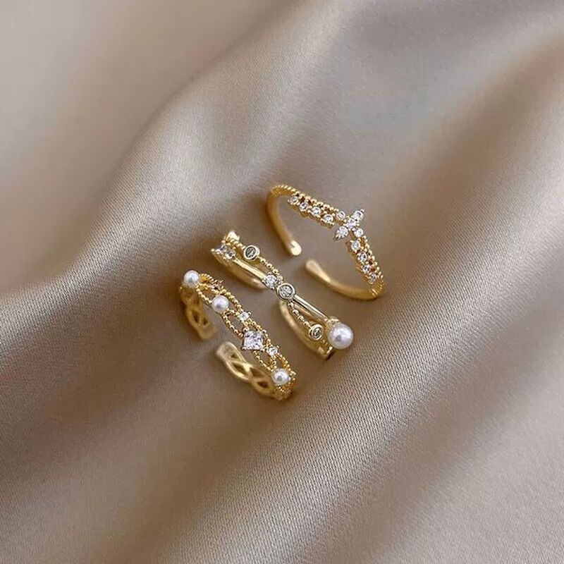 Fashionable And Personalized Light Luxury Open Ring(MAC233) - Mariam's Collection