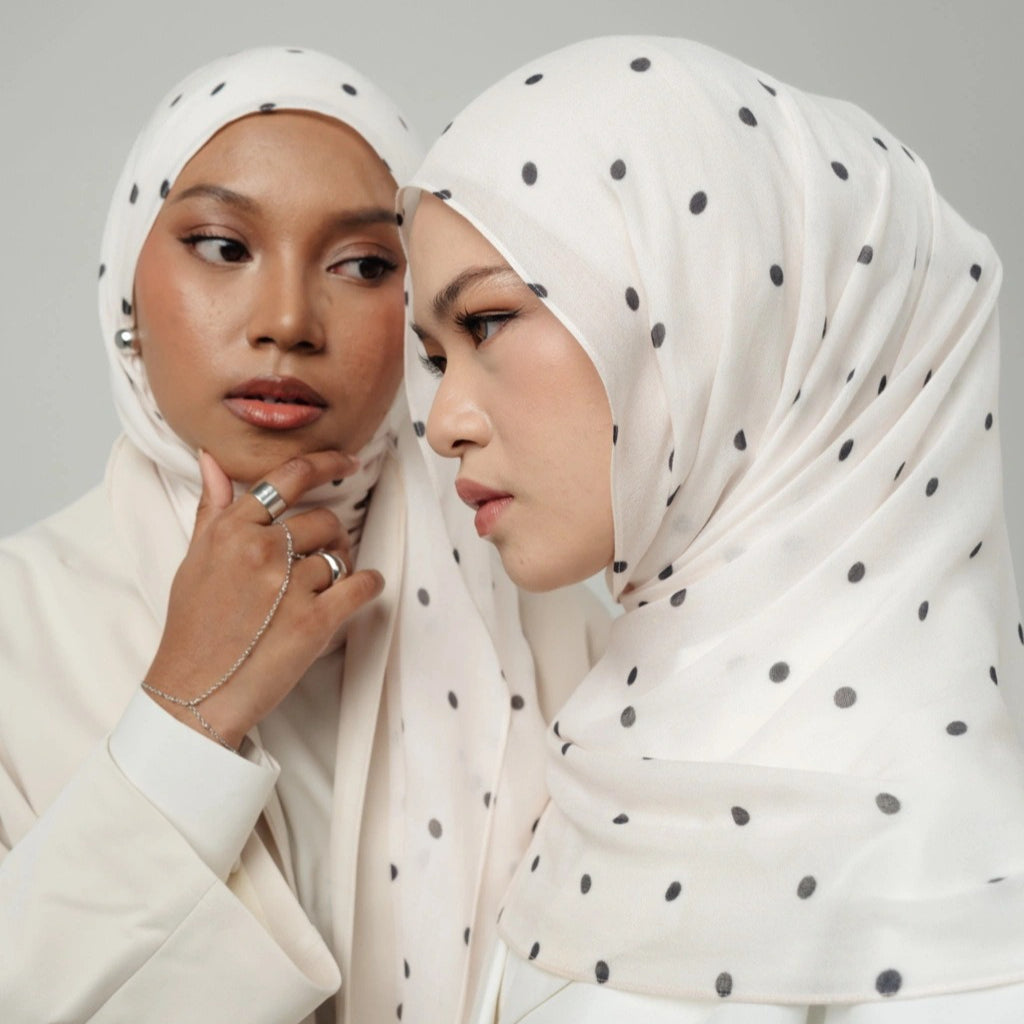 Polka Dot Hijab Scarf(MH223)