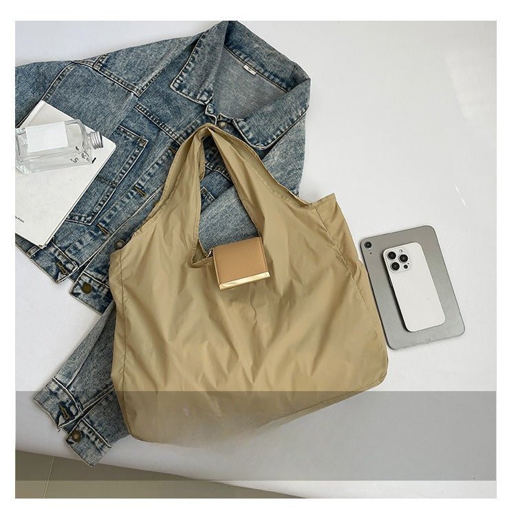 Keychain Pouch & Foldable Tote Bag Set | Eco - Friendly Shopping Bag Accessory(MAC352) - Mariam's Collection