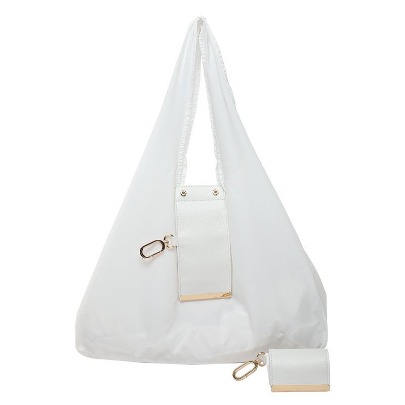 Keychain Pouch & Foldable Tote Bag Set | Eco - Friendly Shopping Bag Accessory(MAC352) - Mariam's Collection