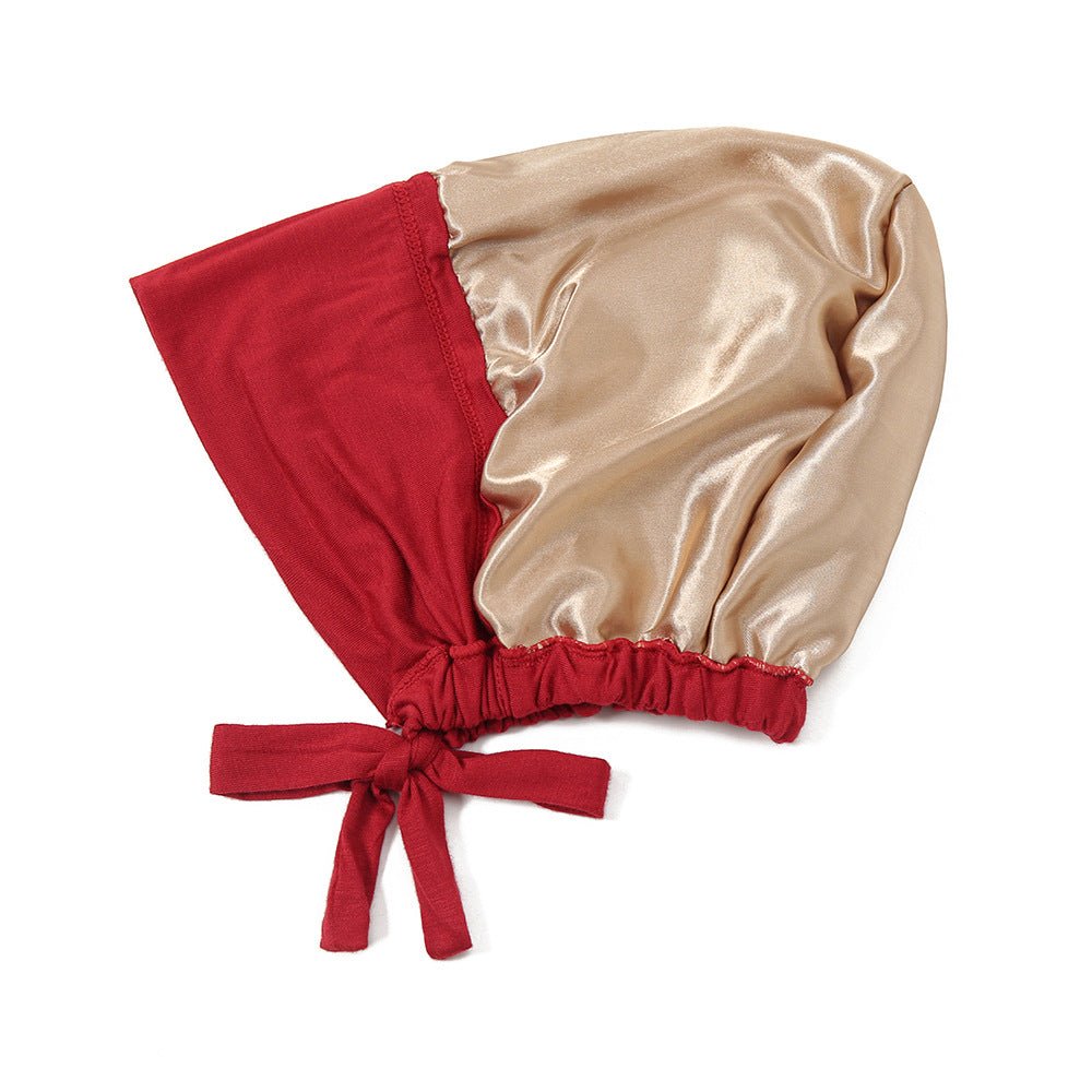 Lightweight Double Layered Satin - lined Undercap for Hijab - Comfortable and Breathable (MH023) - Mariam's Collection