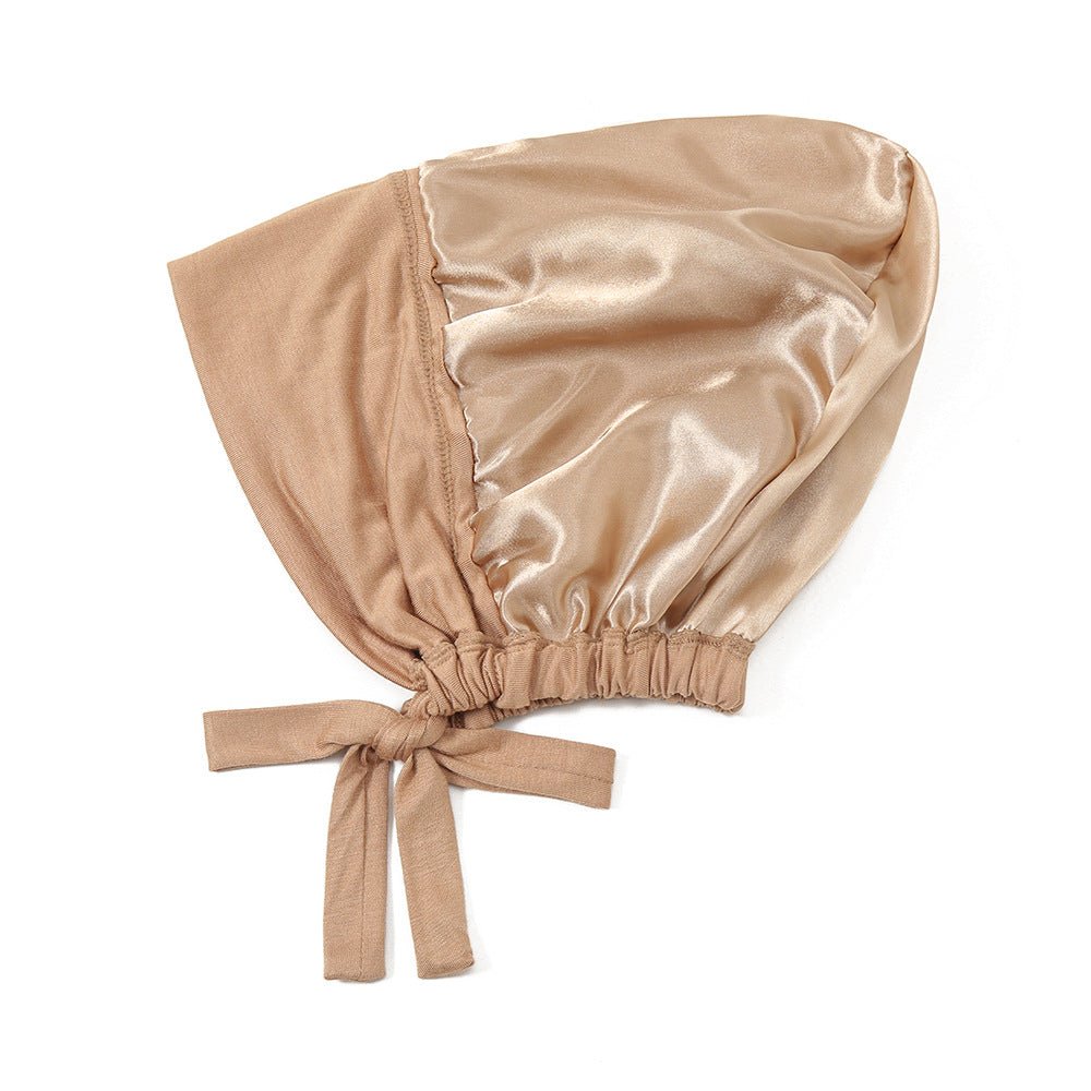 Lightweight Double Layered Satin - lined Undercap for Hijab - Comfortable and Breathable (MH023) - Mariam's Collection