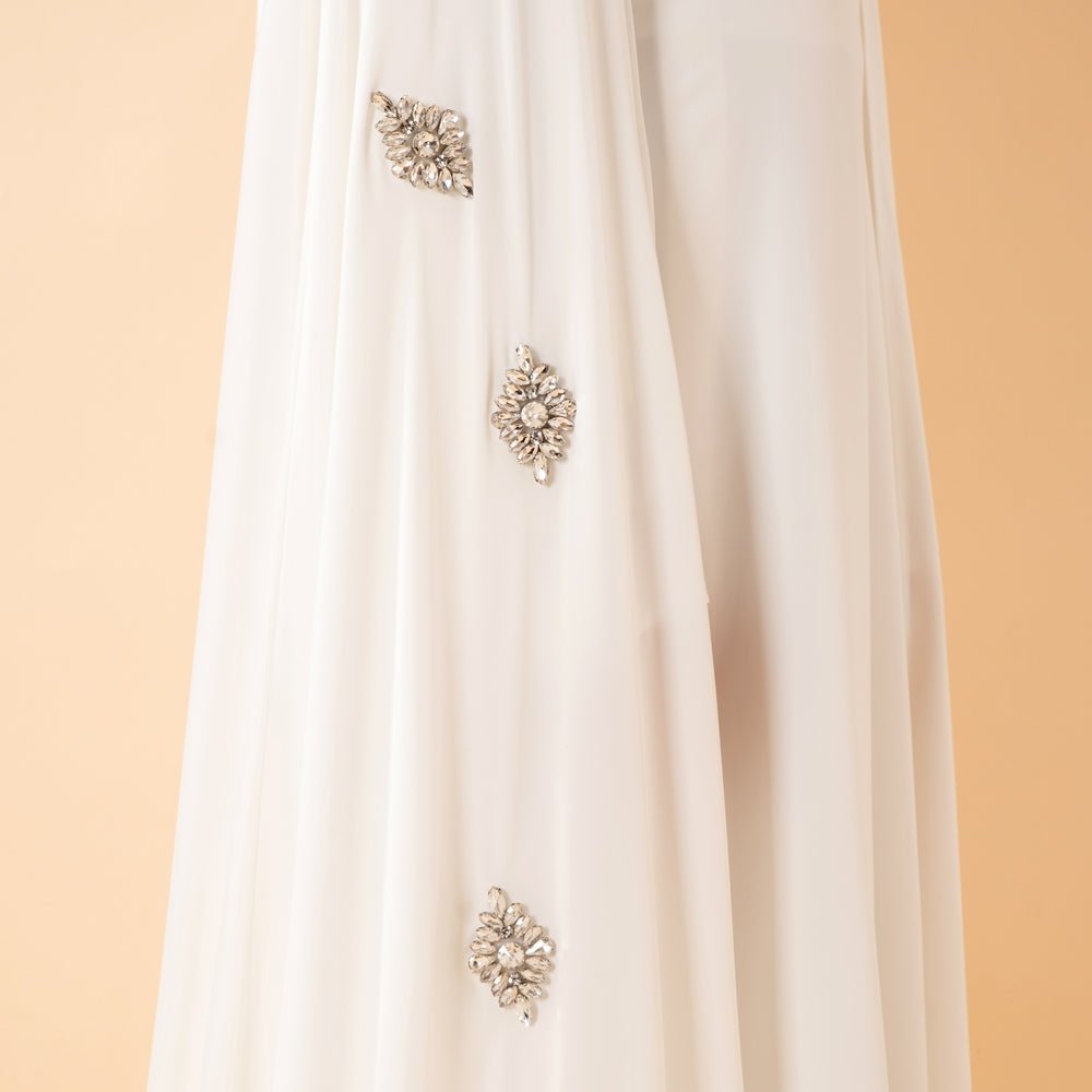 Luxury Satin Royal Cape Abaya(MA326) - Mariam's Collection