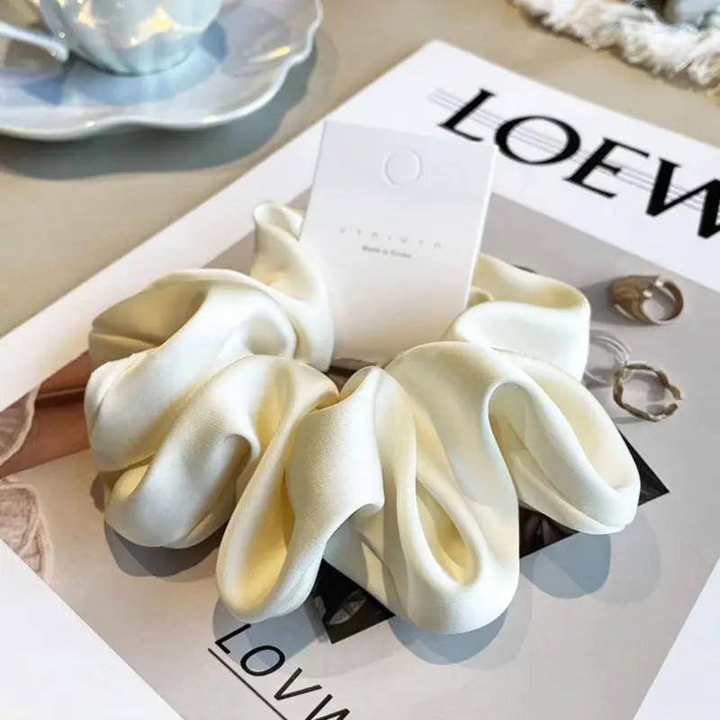 MAC011 hijab scrunchies,satin hair accessories - Mariam's Collection