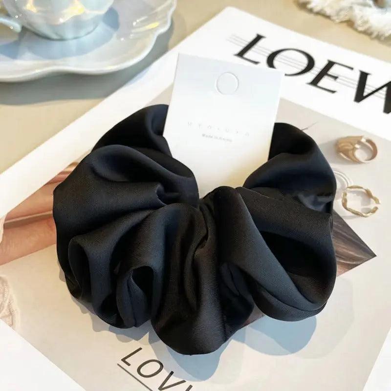 MAC011 hijab scrunchies,satin hair accessories - Mariam's Collection