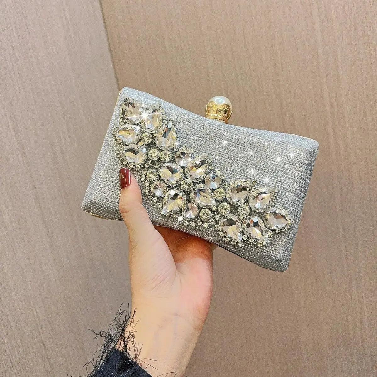 MAC059 Clutches Wedding Dinner Party Sparkling Handbags - Mariam's Collection