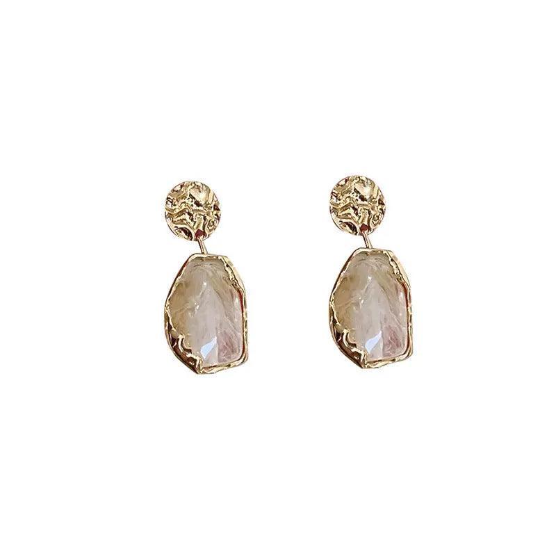 MAC065 Needle Pendant Vintage Geometry Acrylic Earrings - Mariam's Collection