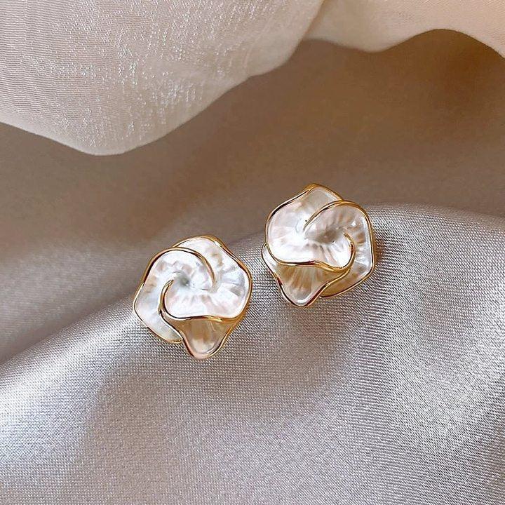 MAC097 French Style High - end Light Luxury Earrings - Mariam's Collection