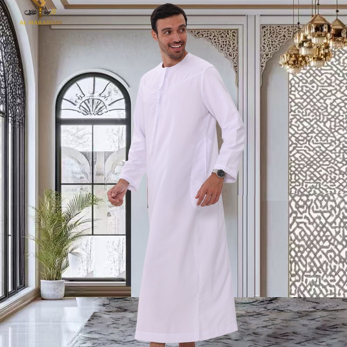Men's Classic Solid Thobe Collection (MT035) - Mariam's Collection