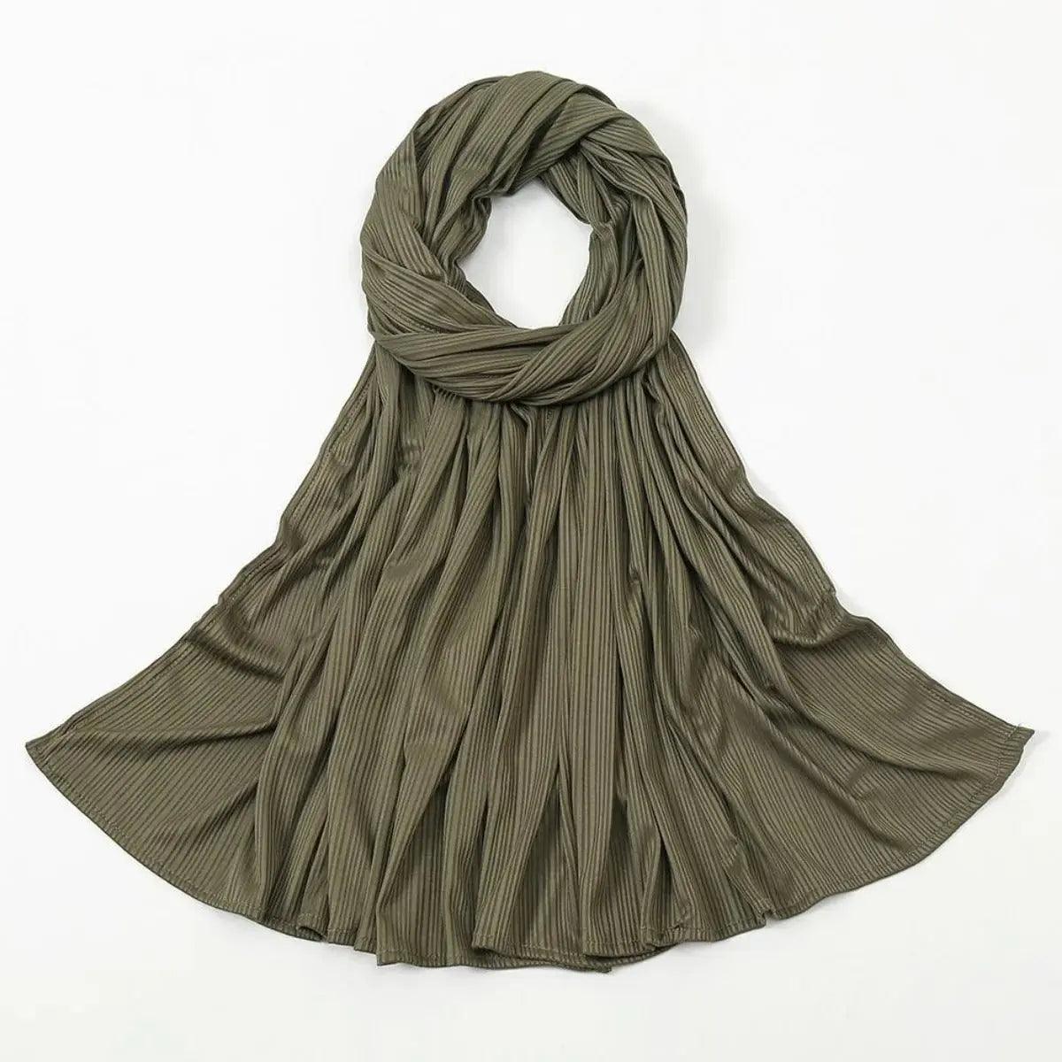 Crinkled Soft Jersey Hijab | Crinkled Hijab (MH001) - Mariam's Collection