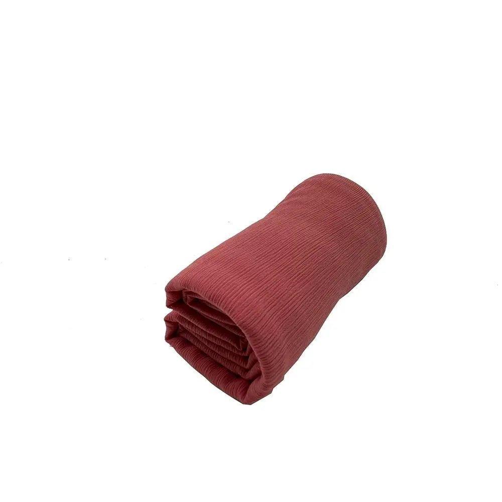 MH003 Crepe Scarf Crinkle Chiffon Hijab for Women Shawls Ripple Pleated - Mariam's Collection