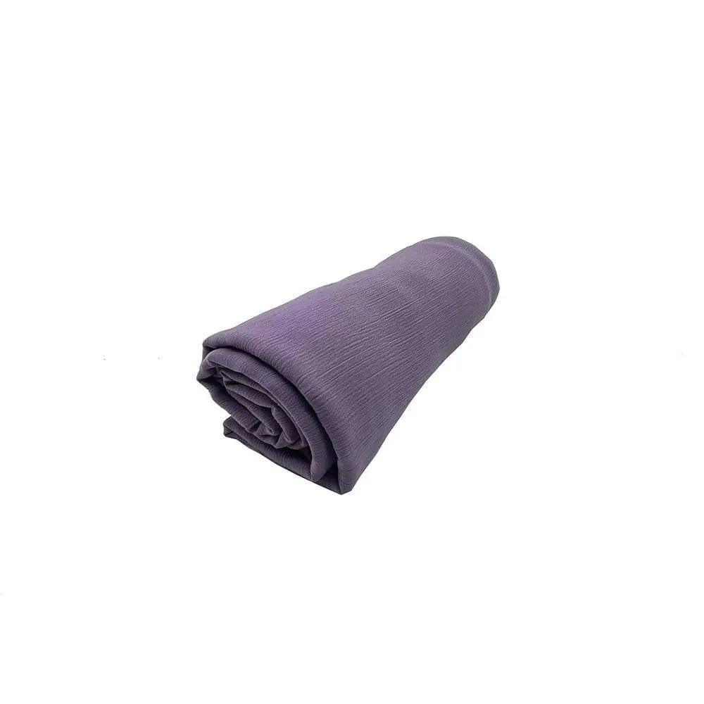 MH003 Crepe Scarf Crinkle Chiffon Hijab for Women Shawls Ripple Pleated - Mariam's Collection