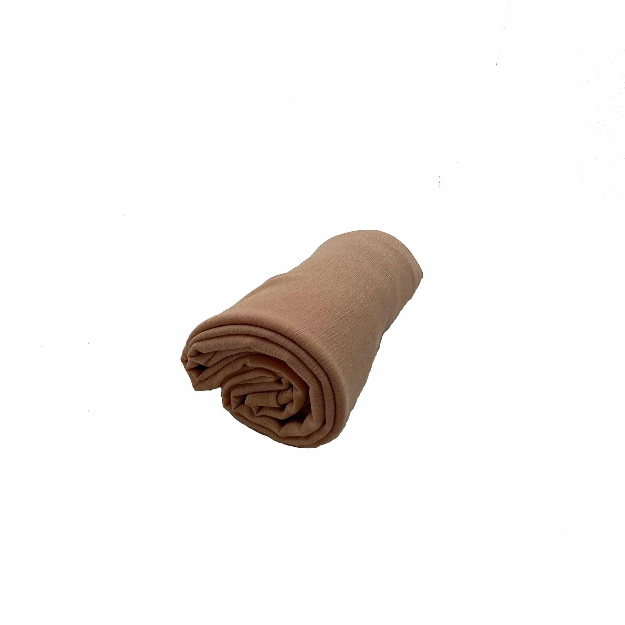 MH003 Crepe Scarf Crinkle Chiffon Hijab for Women Shawls Ripple Pleated - Mariam's Collection