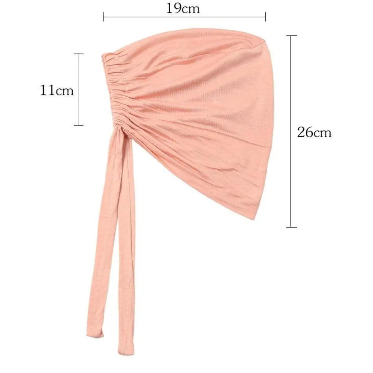 MH010 Double Layered Satin-lined Undercap - Mariam's Collection