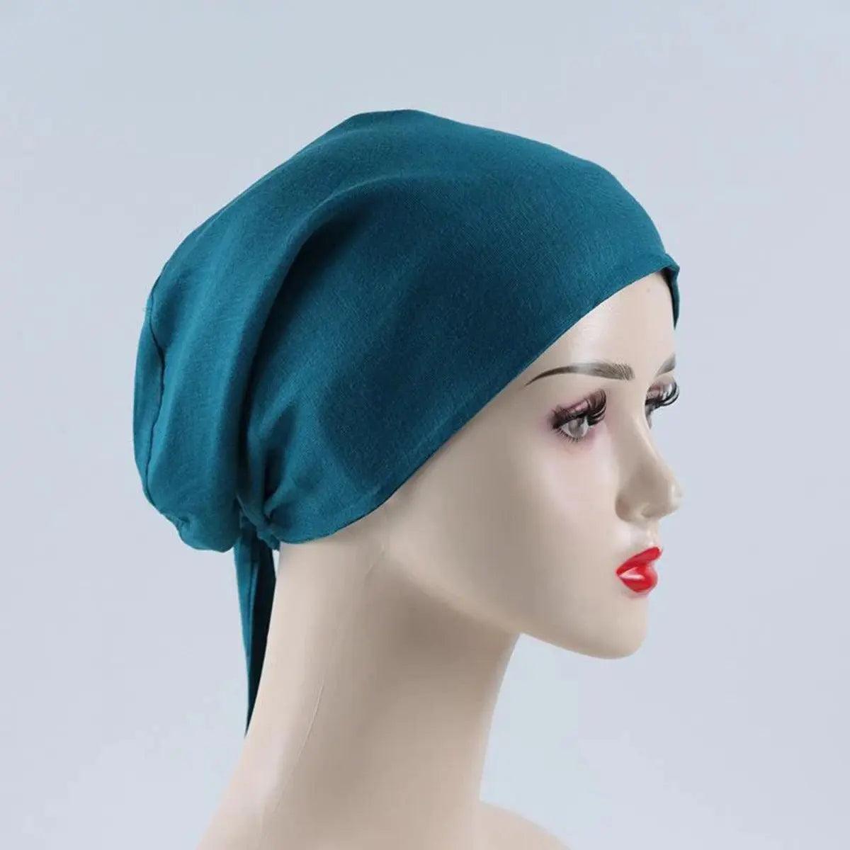 MH010 Double Layered Satin-lined Undercap - Mariam's Collection