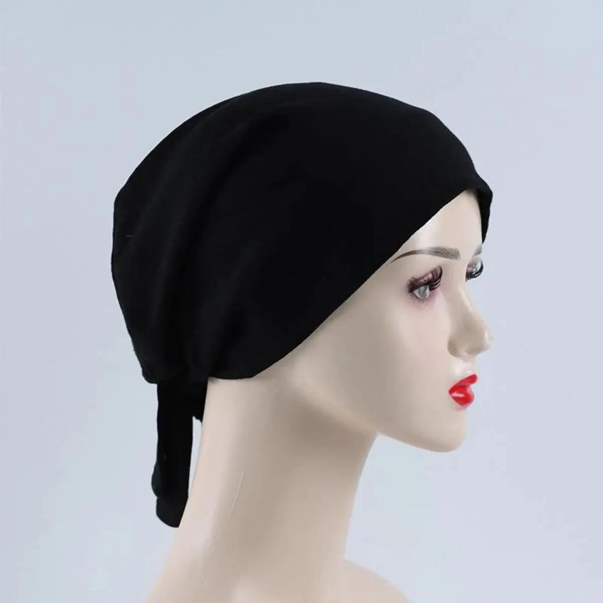 MH010 Double Layered Satin-lined Undercap - Mariam's Collection