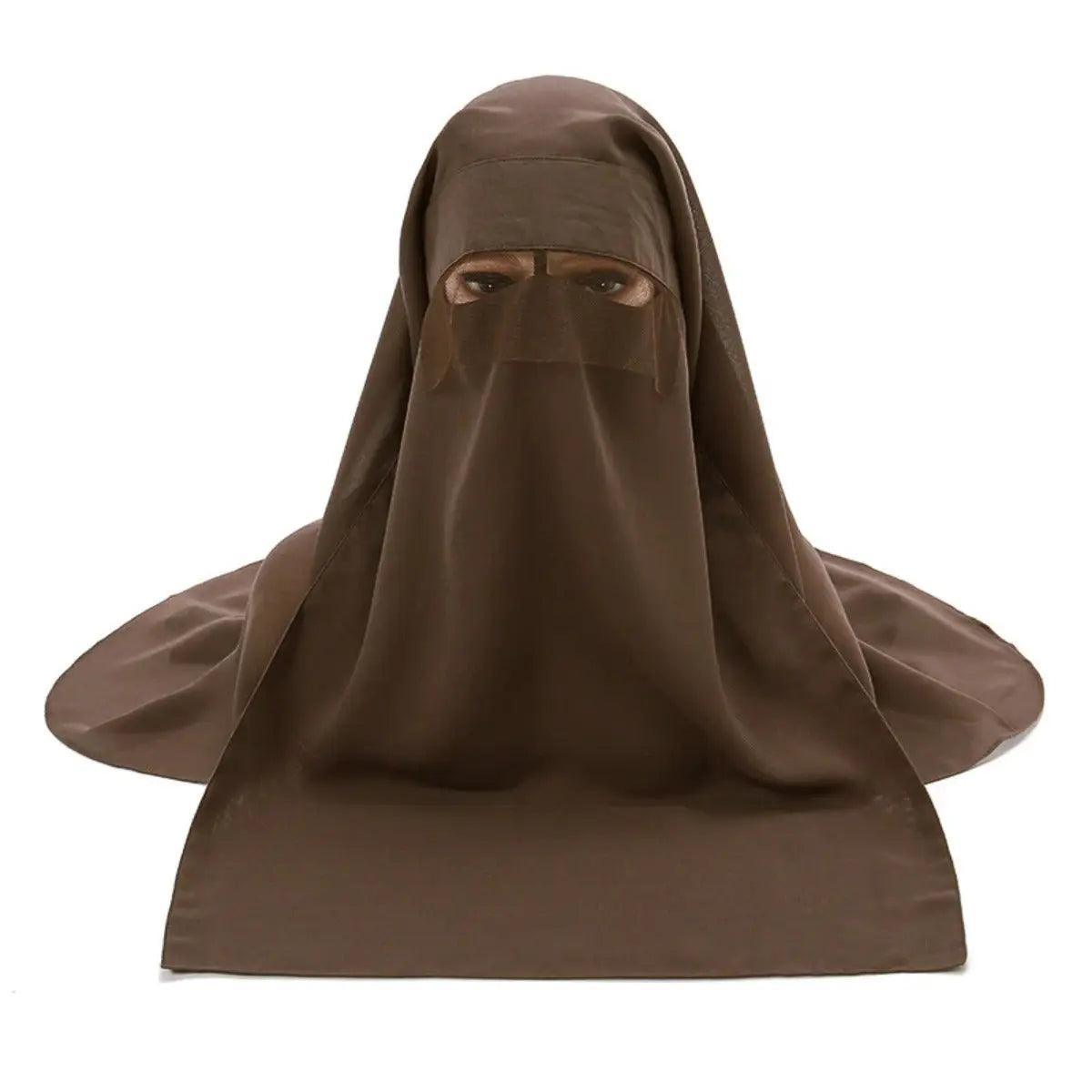MH033 Face Veil Niqab Set - Mariam's Collection