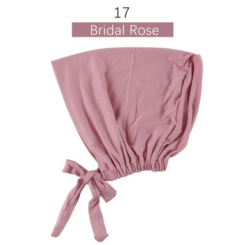 Modal Tie - Back Under Cap | Adjustable Hijab Bonnet(MH200) - Mariam's Collection