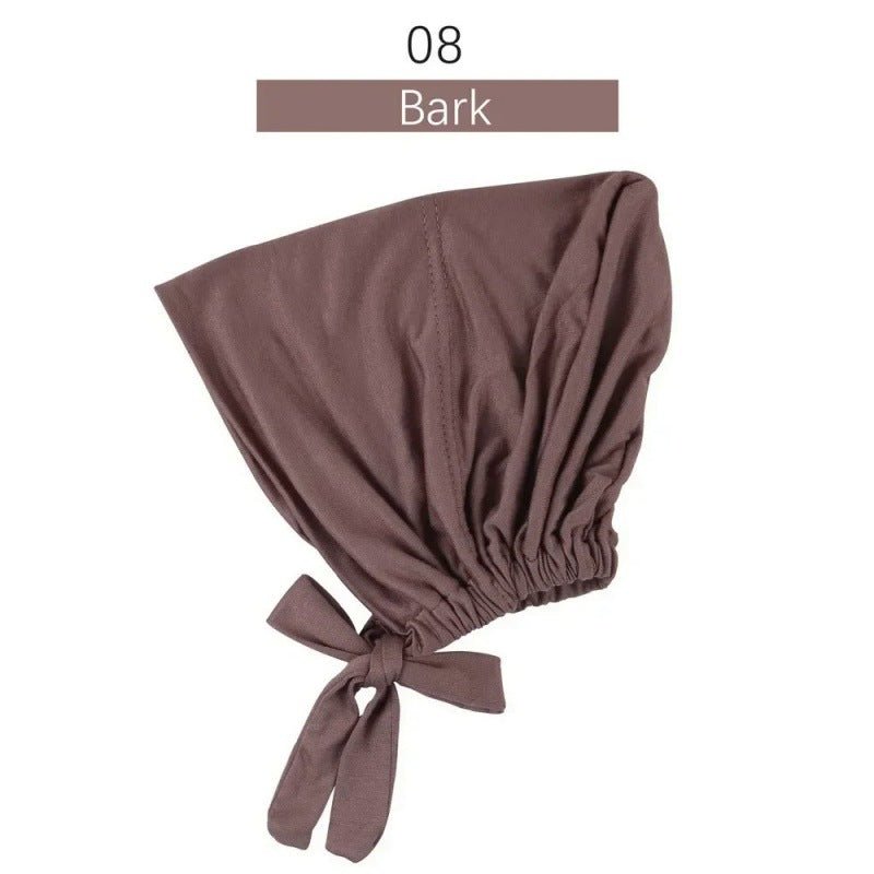 Modal Tie - Back Under Cap | Adjustable Hijab Bonnet(MH200) - Mariam's Collection