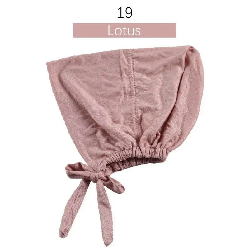 Modal Tie - Back Under Cap | Adjustable Hijab Bonnet(MH200) - Mariam's Collection