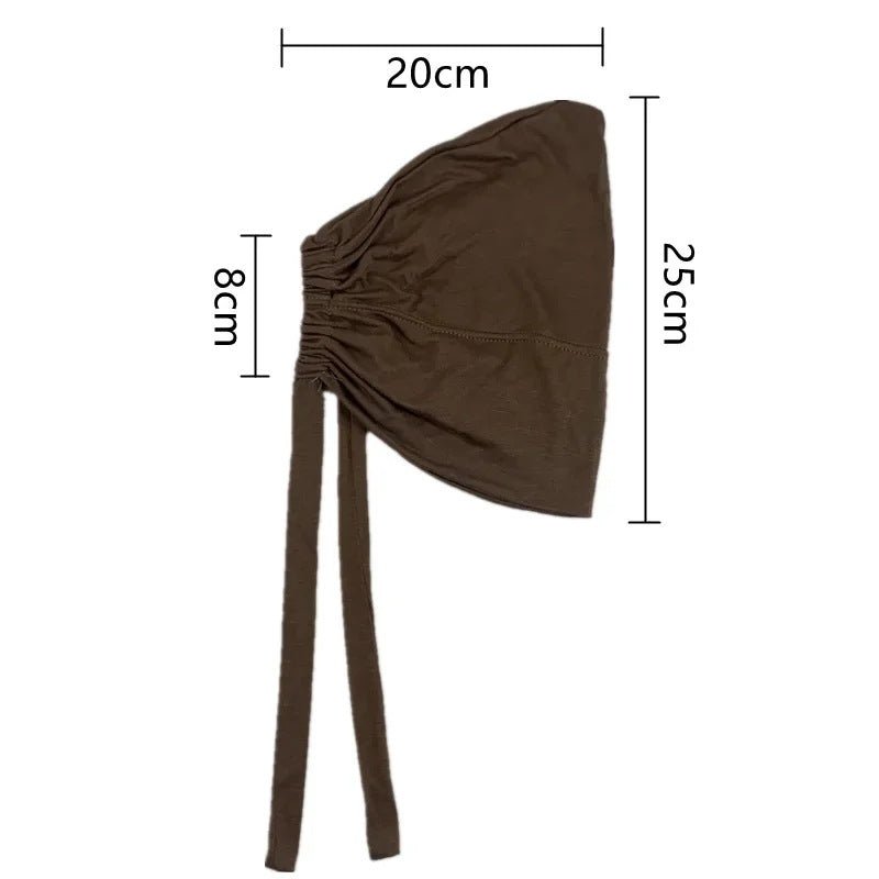 Modal Tie - Back Under Cap | Adjustable Hijab Bonnet(MH200) - Mariam's Collection