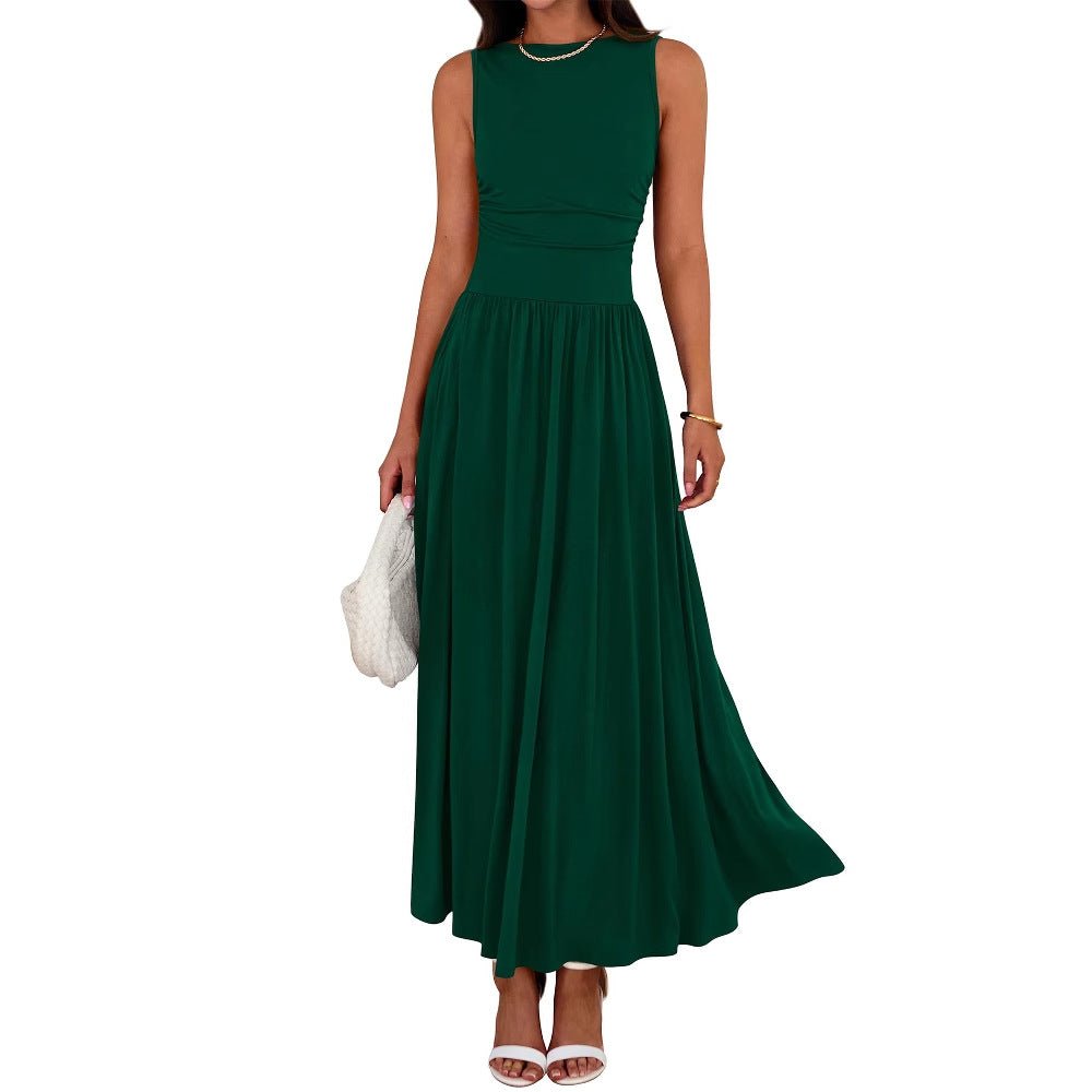 Sleeveless Maxi Dress with Pockets – Modest Maxi Dress UK