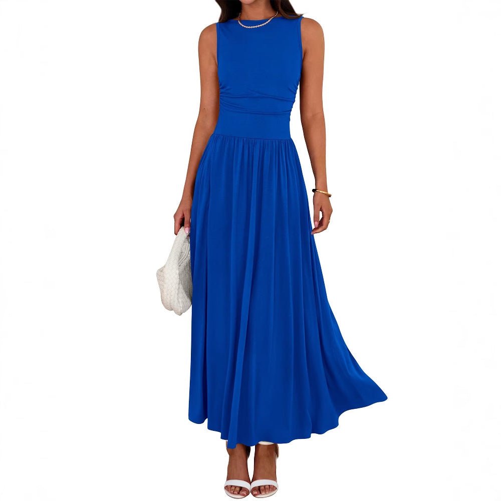 Sleeveless Maxi Dress with Pockets – Modest Maxi Dress UK