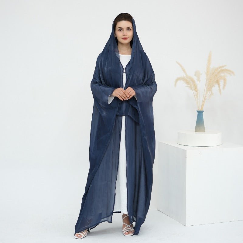 Soft Crinkle Island Cotton Batwing Cardigan 3 - Piece Set(MOA228) - Mariam's Collection