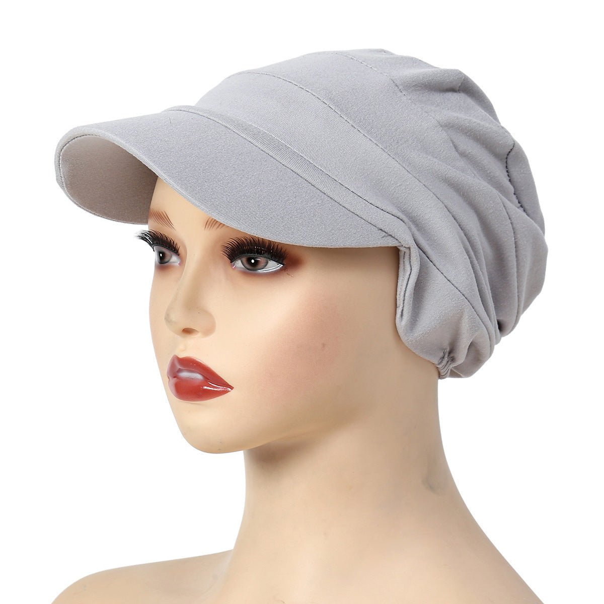 Versatile Hijab, Bottom Hat with Brim (MH108) - Mariam's Collection