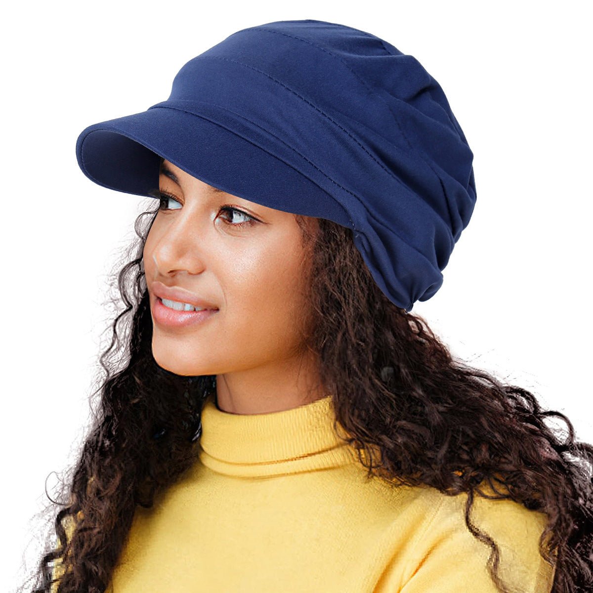 Versatile Hijab, Bottom Hat with Brim (MH108) - Mariam's Collection