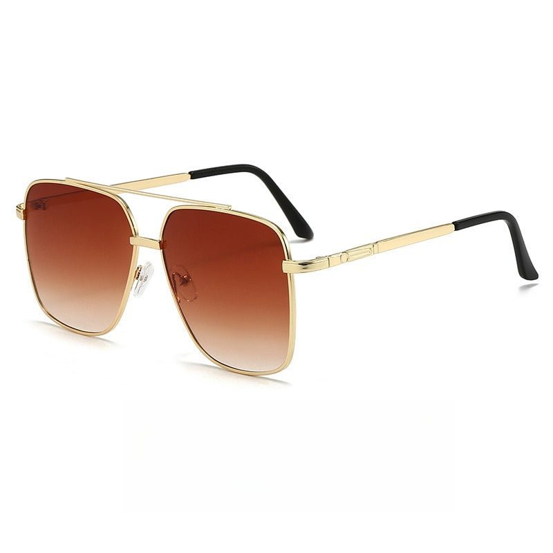 Vintage Double Bridge Sunglasses - Timeless Retro Style for Men & Women (MAC265) - Mariam's Collection